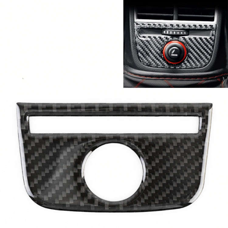 Car Carbon Fiber Rear Air Outlet Decorative Panel for Audi A3 2014-2018