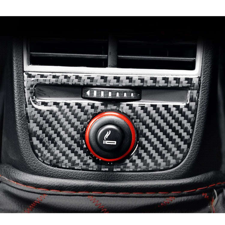Car Carbon Fiber Rear Air Outlet Decorative Panel for Audi A3 2014-2018