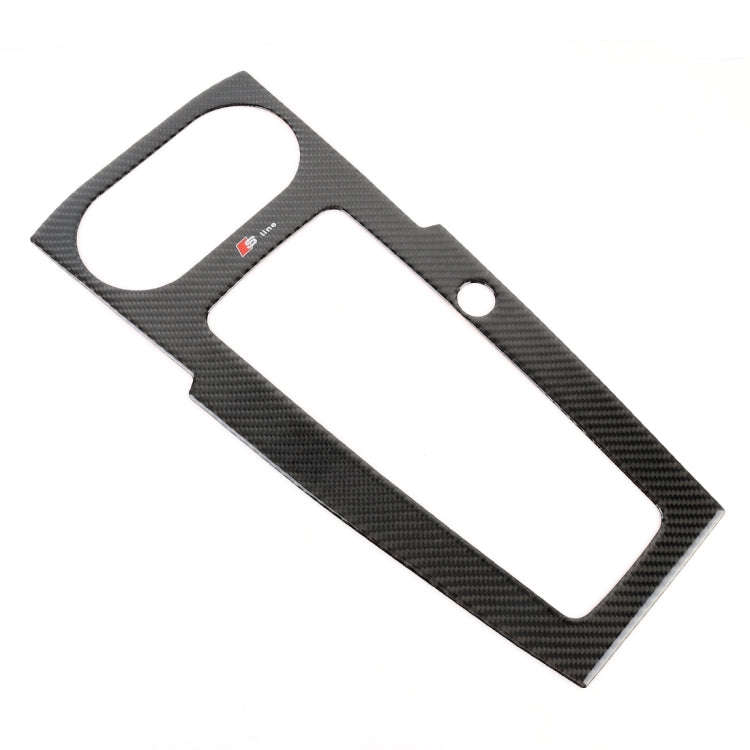 Car Carbon Fiber Gear Decorative Panel for Audi A3 2014-2018