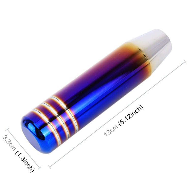 Universal Long Strip Shape Car Gear Shift Knob Modified Shifter Lever Knob, Length: 13cm(Gradient...