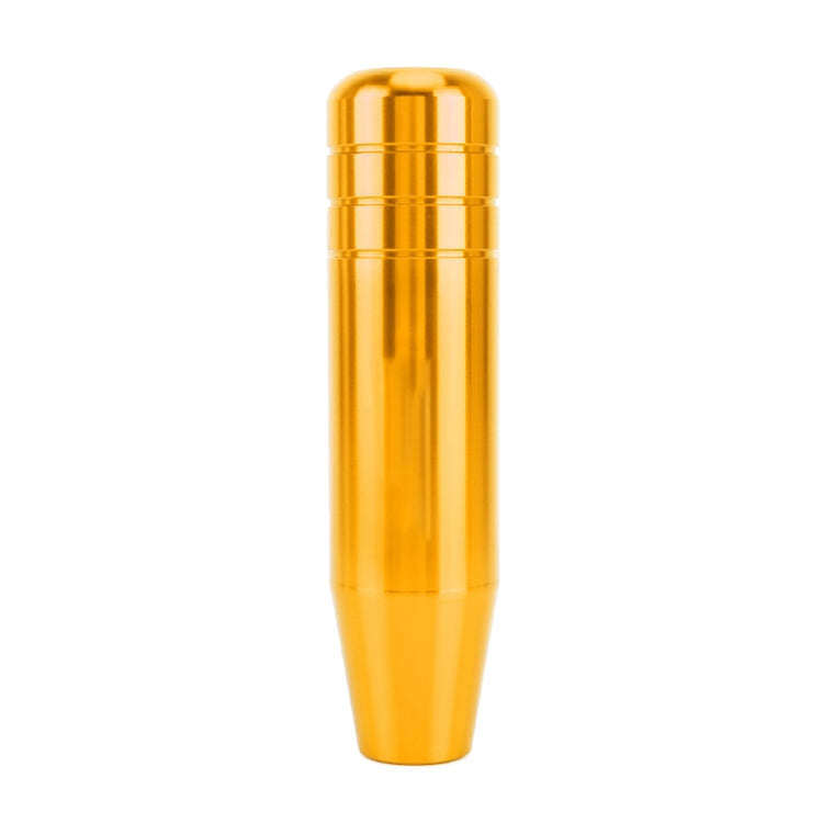 Universal Long Strip Shape Car Gear Shift Knob Modified Shifter Lever Knob, Length: 13cm(Gold)