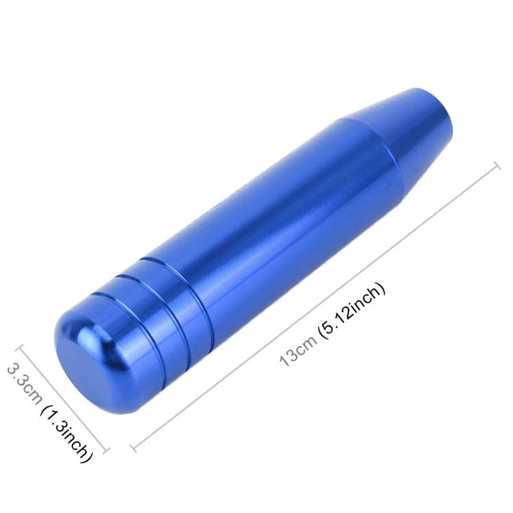 Universal Long Strip Shape Car Gear Shift Knob Modified Shifter Lever Knob, Length: 13cm(Blue)