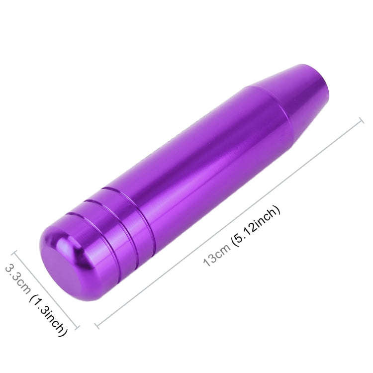 Universal Long Strip Shape Car Gear Shift Knob Modified Shifter Lever Knob, Length: 13cm(Purple)