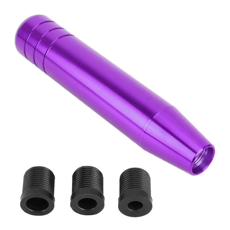 Universal Long Strip Shape Car Gear Shift Knob Modified Shifter Lever Knob, Length: 13cm(Purple)
