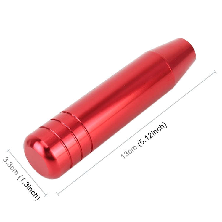 Universal Long Strip Shape Car Gear Shift Knob Modified Shifter Lever Knob, Length: 13cm(Red)