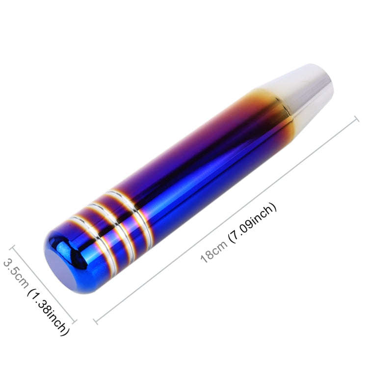 Universal Long Strip Shape Car Gear Shift Knob Modified Shifter Lever Knob, Length: 18cm(Gradient...