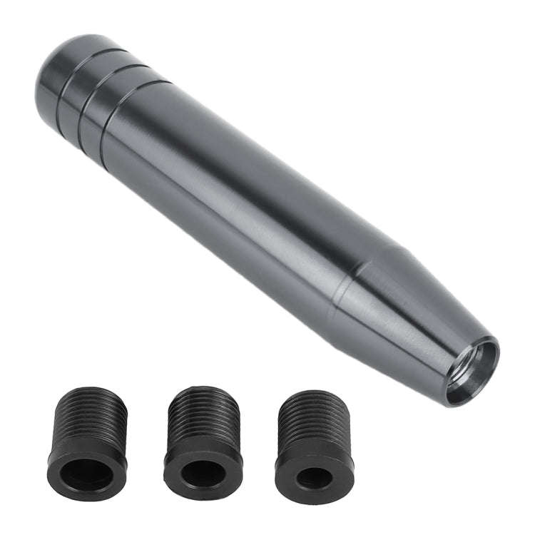 Universal Long Strip Shape Car Gear Shift Knob Modified Shifter Lever Knob, Length: 18cm(Silver G...
