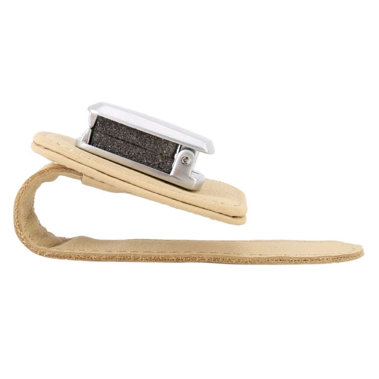 Car Multi-functional Sunglasses Clip Holder(Beige)
