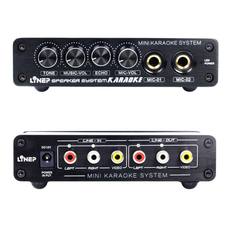 A933 Mini Karaoke Machine System Sound Mixer Amplifier for PC / TV / Mobile Phones, Support RCA i...