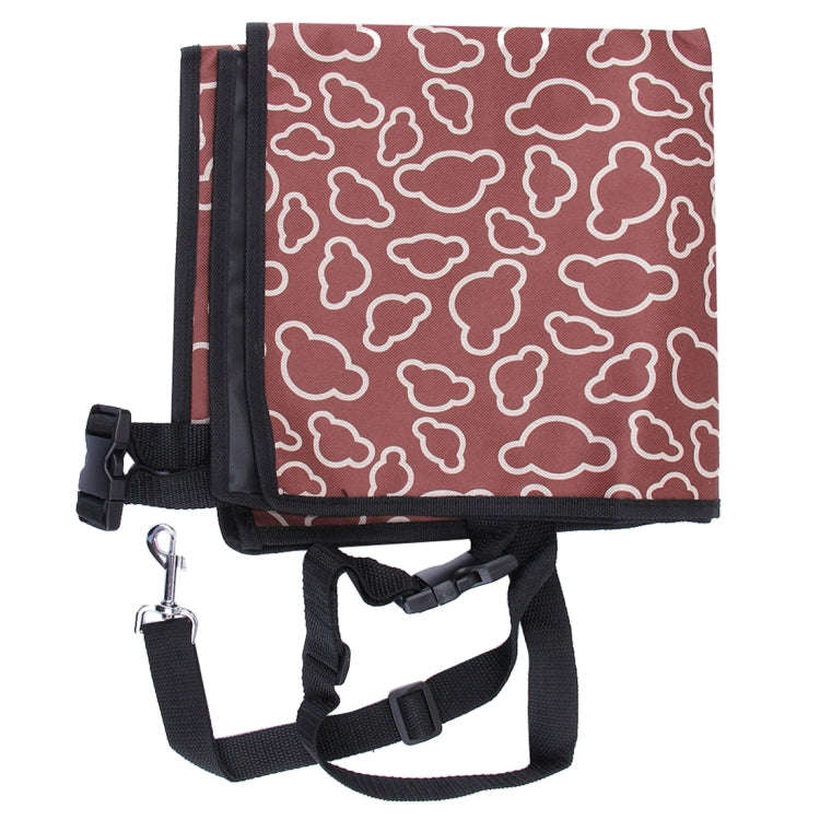 Nonslip Folding Car Front Seat Pattern Cover Pet Cat Dog Cushion Mat, Size: 100 x 50 x 0.1 cm