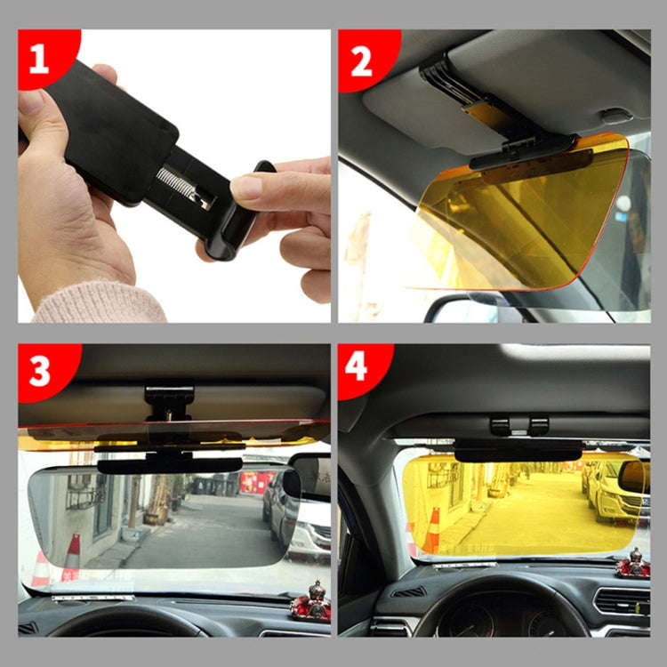 3R-2146 Car Double Side Anti-Glare Dazzling Goggle Driving Mirror Sun Visors