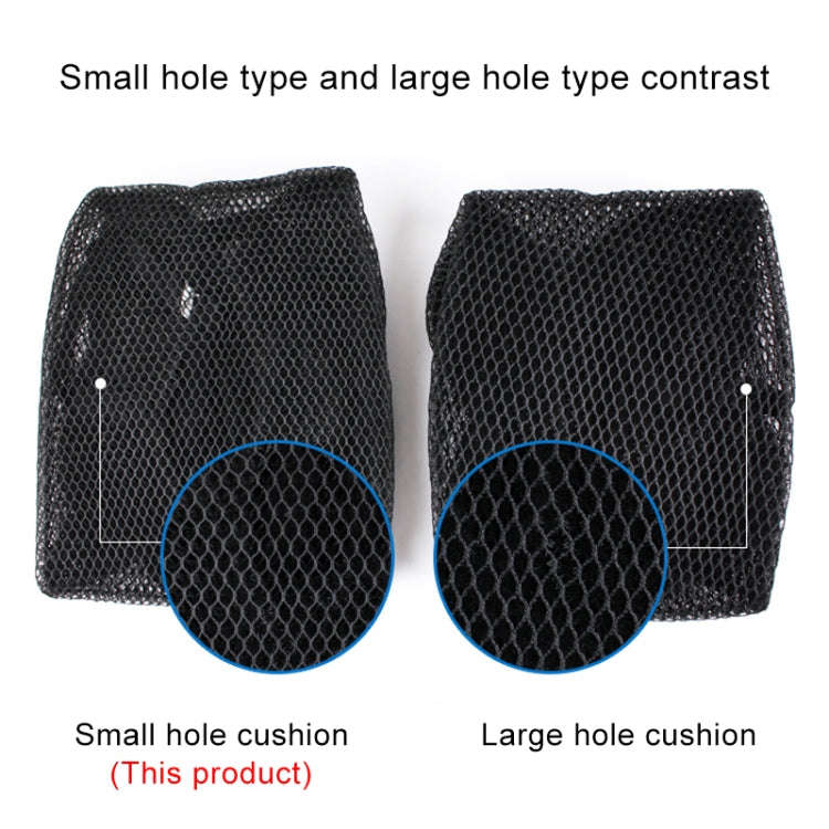 Motorcycle Breathable Sunscreen Double Layer 3D Honeycomb Small Hole Polyester Cushion Mesh, Size...