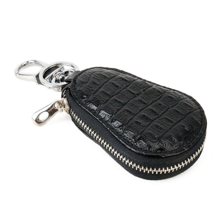 Universal Leather Crocodile Texture Waist Hanging Zipper Wallets Key Holder Bag (No Include Key)(...