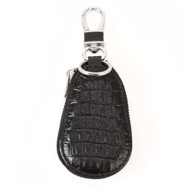 Universal Leather Crocodile Texture Waist Hanging Zipper Wallets Key Holder Bag (No Include Key)(...