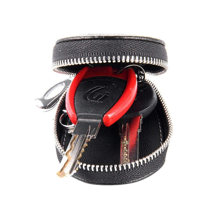 Universal Leather Crocodile Texture Waist Hanging Zipper Wallets Key Holder Bag (No Include Key)(...