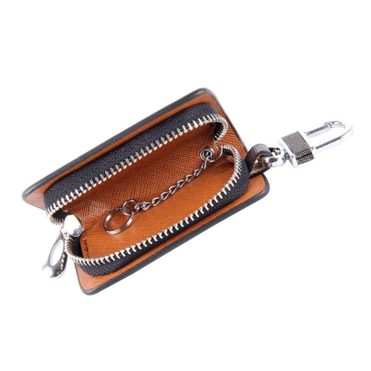 Universal Leather Knead Skin Texture Waist Hanging Zipper Wallets Key Holder Bag (No Include Key)...