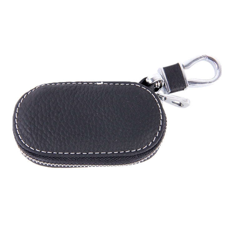 Universal Leather Crocodile Texture Waist Hanging Zipper Wallets Key Holder Bag (No Include Key)(...