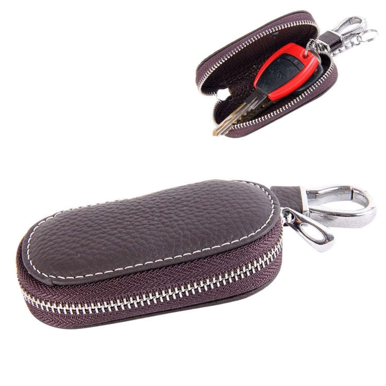 Universal Leather Crocodile Texture Waist Hanging Zipper Wallets Key Holder Bag (No Include Key)(...