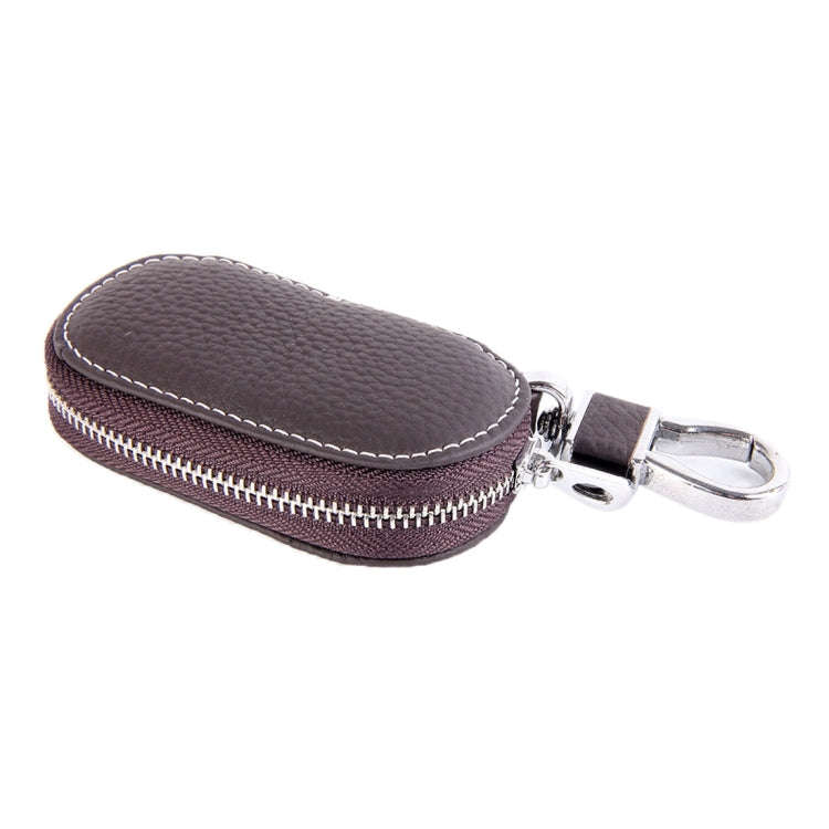 Universal Leather Crocodile Texture Waist Hanging Zipper Wallets Key Holder Bag (No Include Key)(...