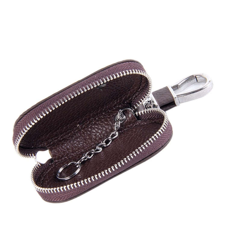 Universal Leather Crocodile Texture Waist Hanging Zipper Wallets Key Holder Bag (No Include Key)(...