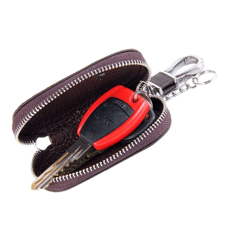 Universal Leather Crocodile Texture Waist Hanging Zipper Wallets Key Holder Bag (No Include Key)(...