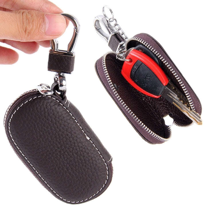 Universal Leather Crocodile Texture Waist Hanging Zipper Wallets Key Holder Bag (No Include Key)(...