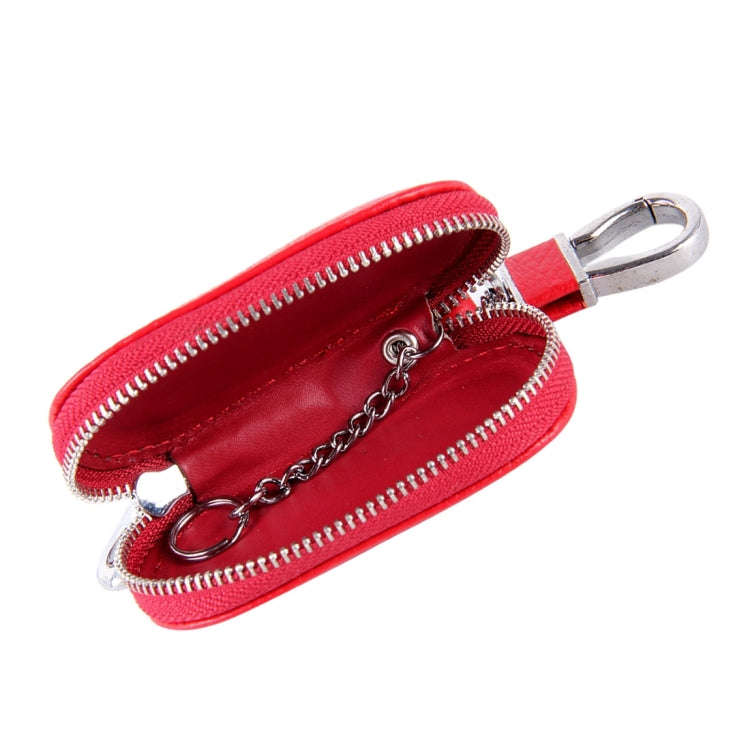 Universal Leather Crocodile Texture Waist Hanging Zipper Wallets Key Holder Bag (No Include Key)(...