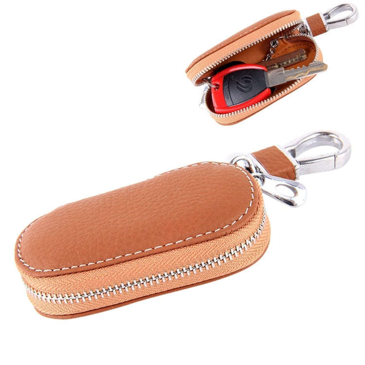 Universal Leather Crocodile Texture Waist Hanging Zipper Wallets Key Holder Bag (No Include Key)(...