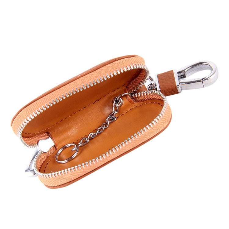 Universal Leather Crocodile Texture Waist Hanging Zipper Wallets Key Holder Bag (No Include Key)(...