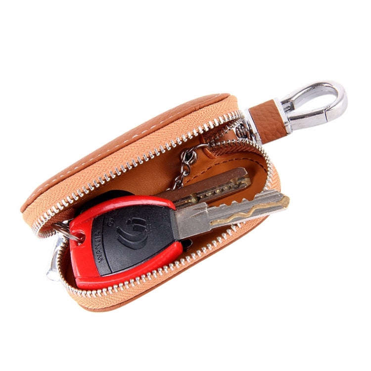 Universal Leather Crocodile Texture Waist Hanging Zipper Wallets Key Holder Bag (No Include Key)(...