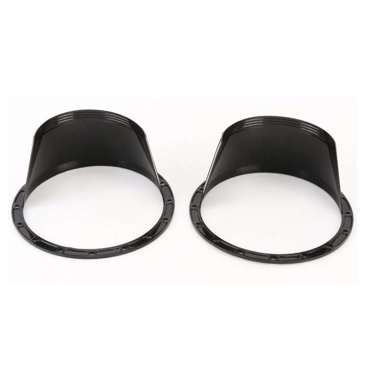 2 PCS 6.5 inch Car Auto Loudspeaker Plastic Waterproof Cover with Protective Cushion Pad, Inner D...