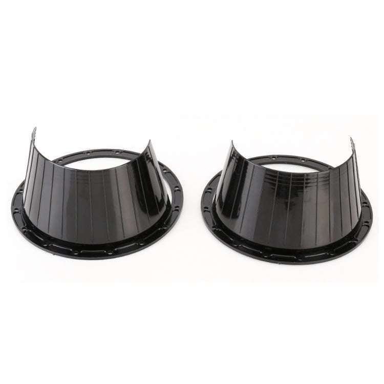 2 PCS 6.5 inch Car Auto Loudspeaker Plastic Waterproof Cover with Protective Cushion Pad, Inner D...