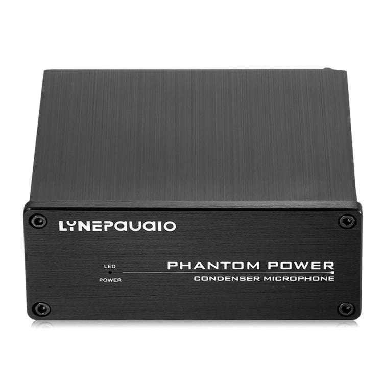 LINEPAUDIO A963 48V Pro Condenser Microphone Phantom Power Source(Black)