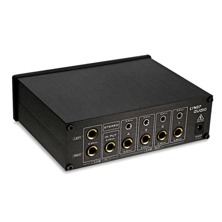 LINEPAUDIO A966 Pro Eight-channel Headphone Amplifier  Headphone Distributer Signal Amplifier(Black)