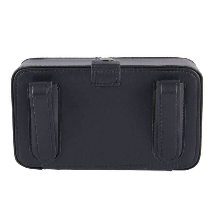Car Sun Visor Hanger Tissue Box Paper Napkin Bag With 83g Napskins(Black)
