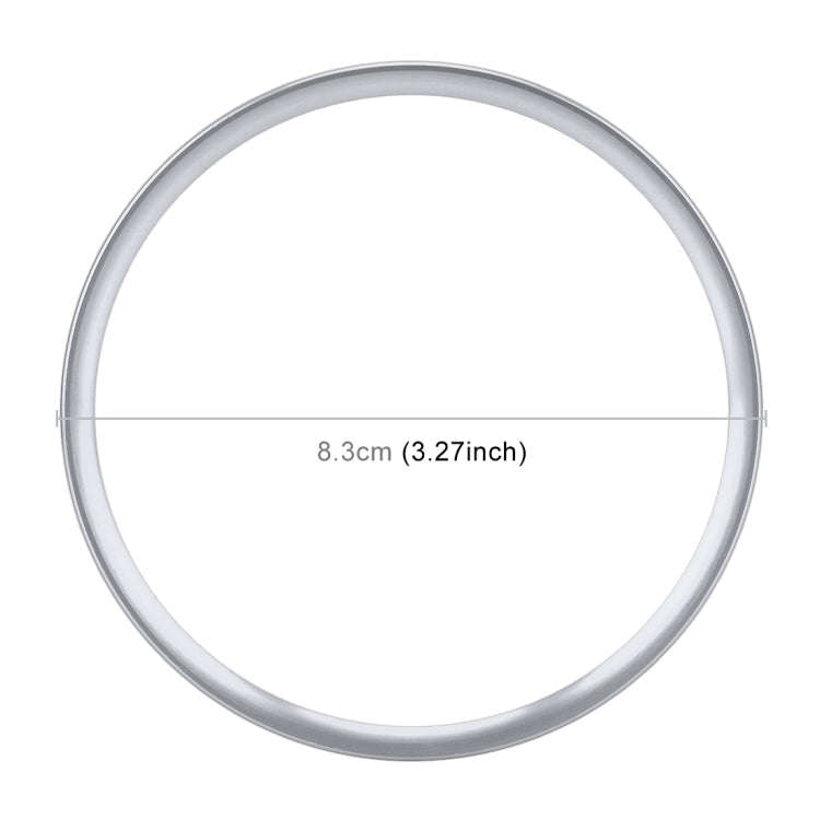 Car Auto Steering Wheel Ring Cover Trim Sticker Decoration for Audi A4L / A3 / A5 2017-2019(Silver)