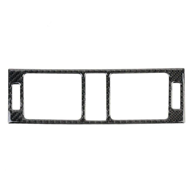 Car Dashboard Air Conditioning Frame Carbon Fiber Decorative Sticker for Mercedes-Benz W204 2007-...