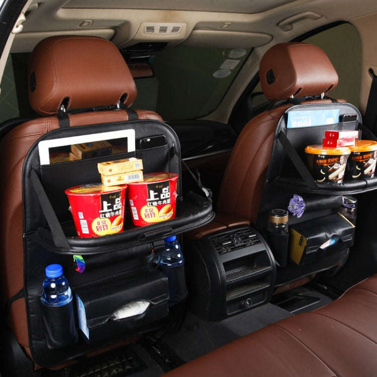Multifunction Car Seat Pockets Folding Storage Bag (Black)