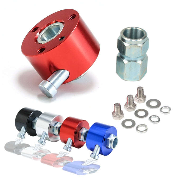 Universal Aluminum Car Steering Wheel Quick Release Disconnect Hub 3/4 inch Shaft Size(Blue)