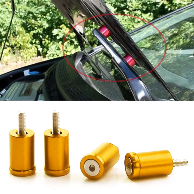 4 PCS Car Modified Isolation Column Engine Cover Blocked Up Screw Engine Turbine Ventilation Gask...