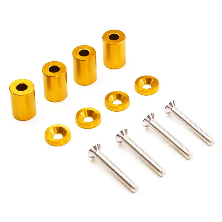 4 PCS Car Modified Isolation Column Engine Cover Blocked Up Screw Engine Turbine Ventilation Gask...