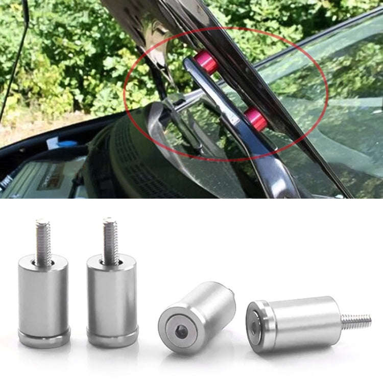 4 PCS Car Modified Isolation Column Engine Cover Blocked Up Screw Engine Turbine Ventilation Gask...