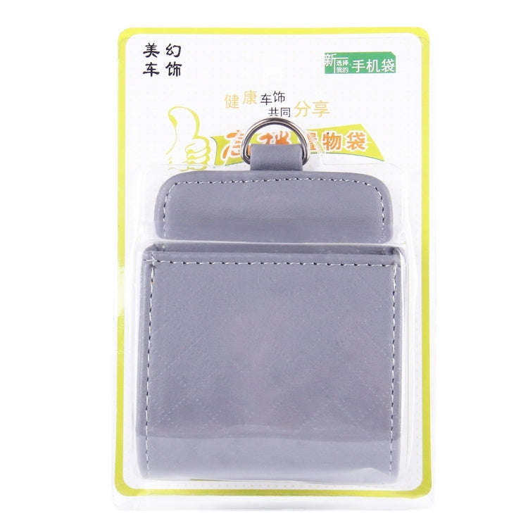 Car Air Vent Mobile Cellphone Pocket Bag Pouch Box Storage Organizer Carrying Case(Grey)