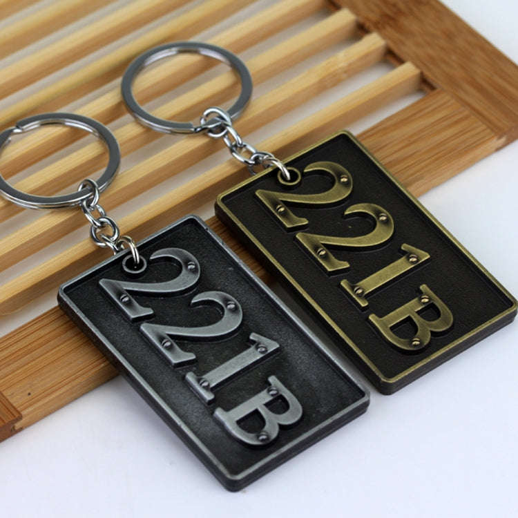 Detective Sherlock 221B Key Chain Car Key Ring Multi-functional Tool Key Holder Key Chains Rings ...