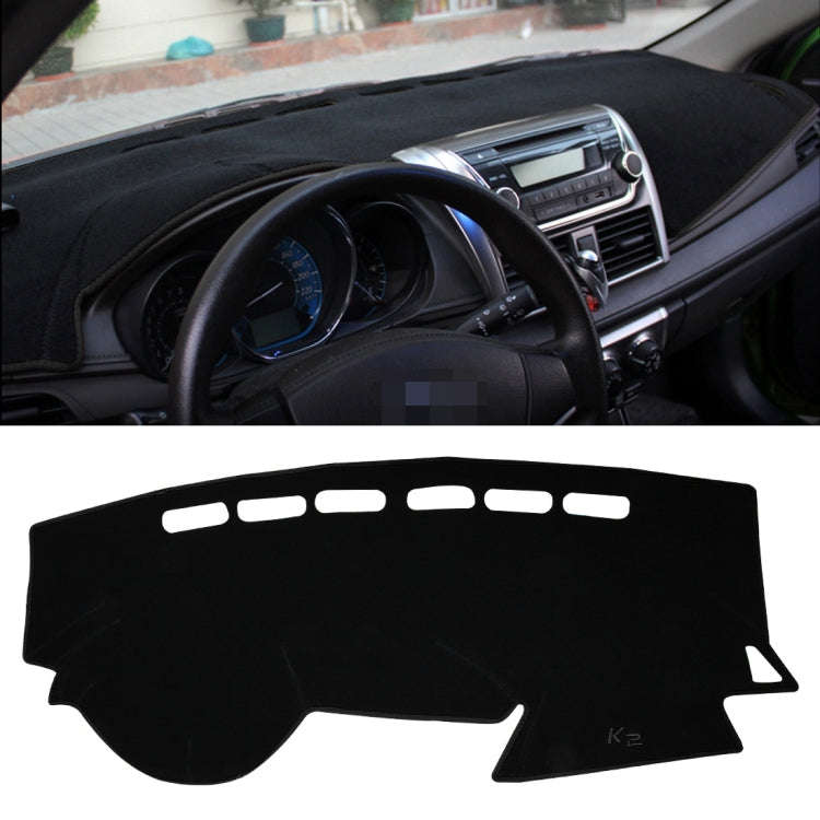 Car Light Instrument Panel Sunscreen Dashboard Mats Cover for Kia K2, Please Note Model and Year(...
