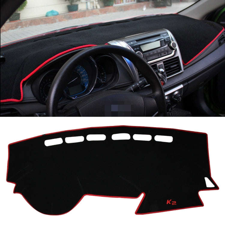 Car Light Instrument Panel Sunscreen Dashboard Mats Cover for Kia K2, Please Note Model and Year(...