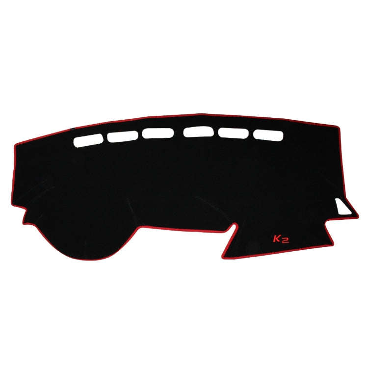 Car Light Instrument Panel Sunscreen Dashboard Mats Cover for Kia K2, Please Note Model and Year(...