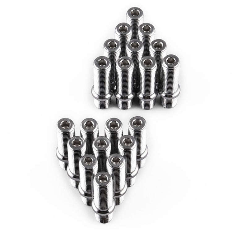 20 PCS 5.8cm Universal Car Modification Extended Wheels Stud Conversion M12x1.5 to M12x1.5 Screw ...