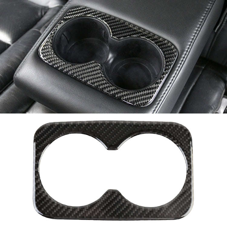Car Water Cup Carbon Fiber Decorative Sticker for Jeep Grand Cherokee 2011-2018