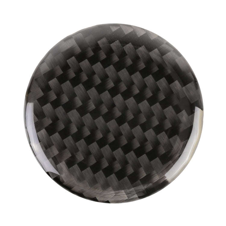 Car Water Cup Rotate Button Panel Carbon Fiber Decorative Sticker for Jeep Grand Cherokee 2014-2018